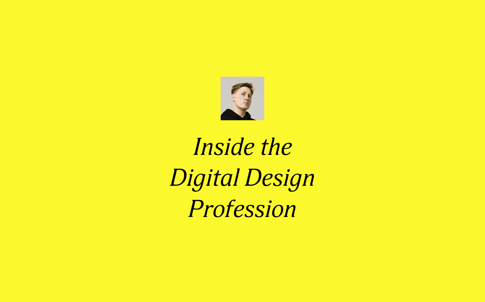 Inside the Digital Design Profession cover